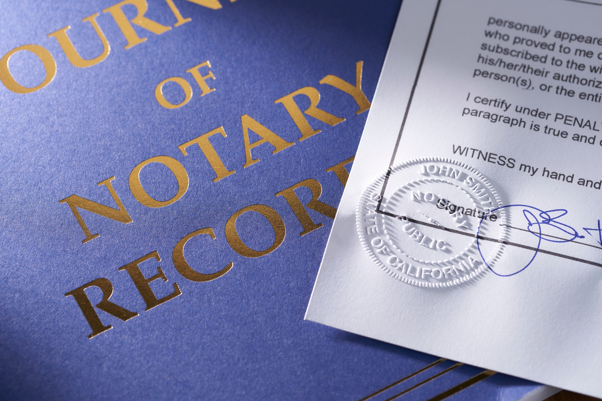 Professional notary services including mobile notarization and remote online notarization in Pensacola, Florida.